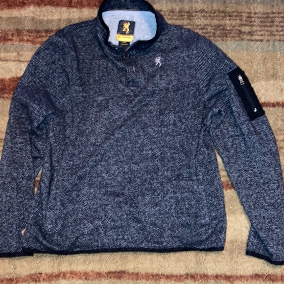 Browning Fleece Sweater sz S - Picture 1 of 2